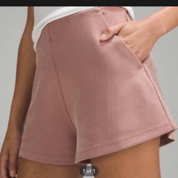 lululemon athletica Pants - lululemon athletica High Waist Shorts in Pink